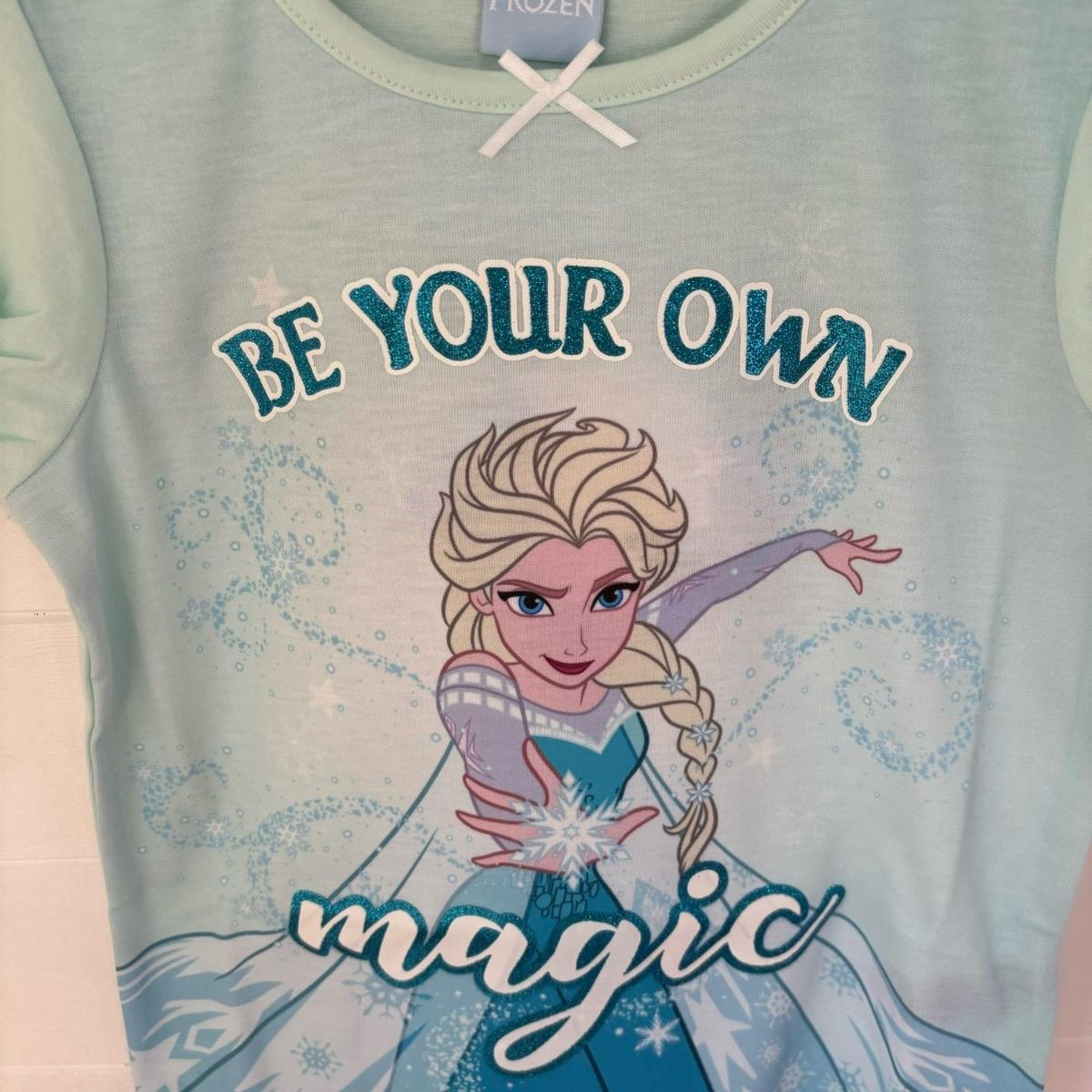 Shortie Disney Princess Frozen Girls Pyjamas Elsa