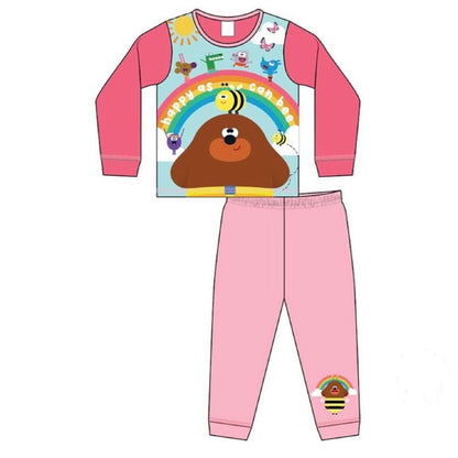 Hey Duggee Girls Pyjamas Pjs Nightwear Character Sleepwear