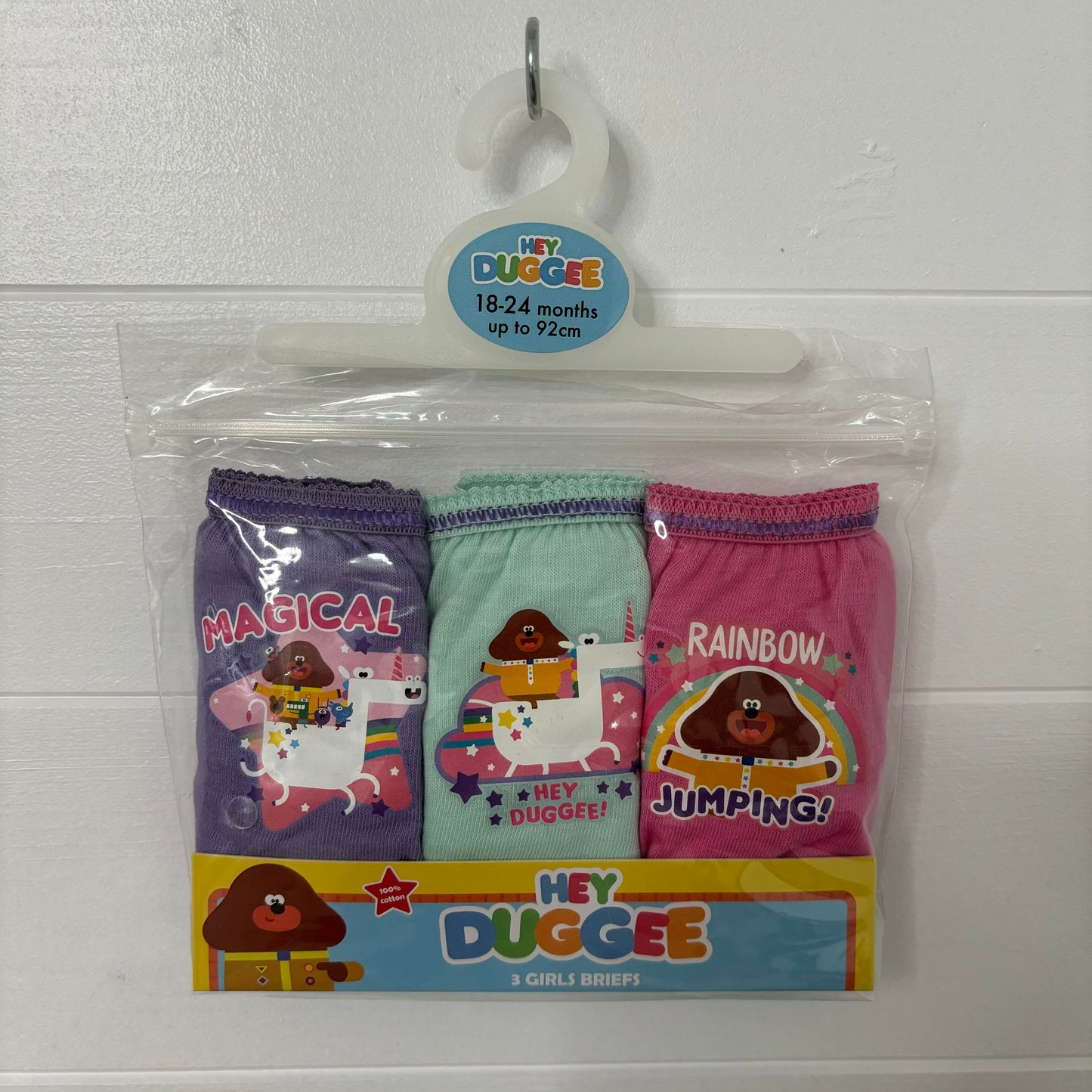 Hey Duggee Knickers Underwear Briefs Character Girls Kids