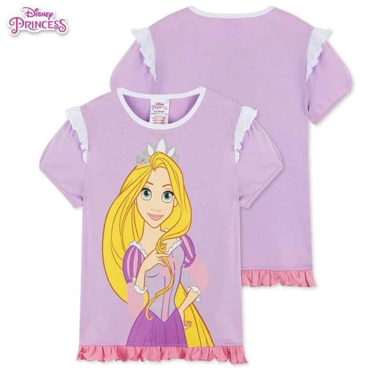 Shortie Disney Princess Rapunzel Girls Pyjamas Pjs Nightwear Sleepwear