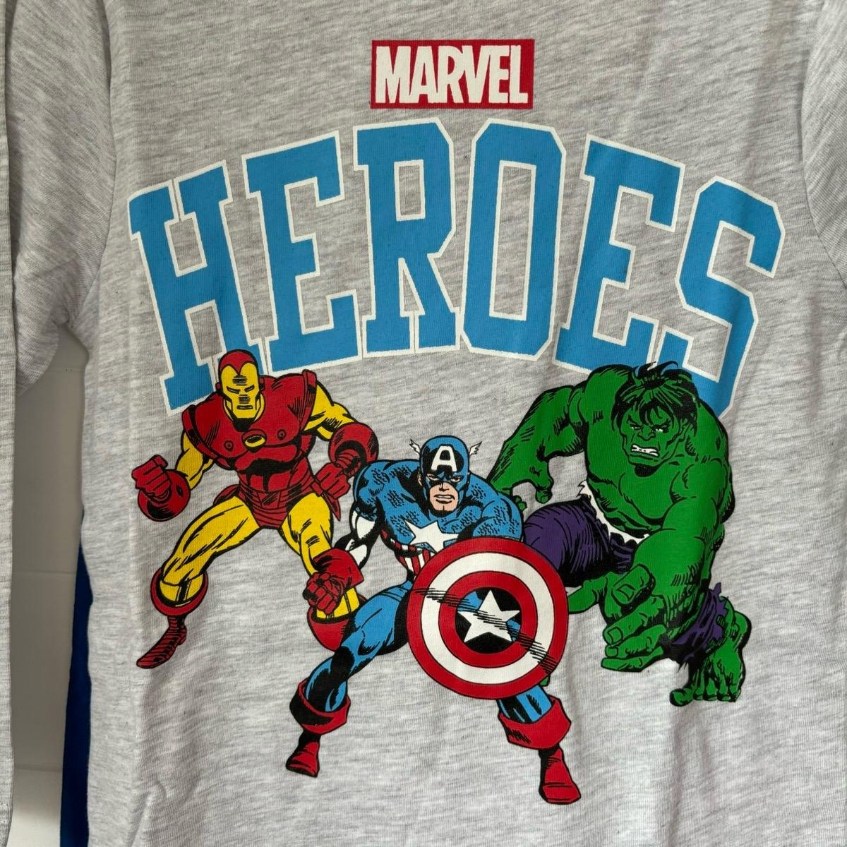 Marvel Boys Pyjamas Iron Man Hulk Captain America Pjs Nightwear