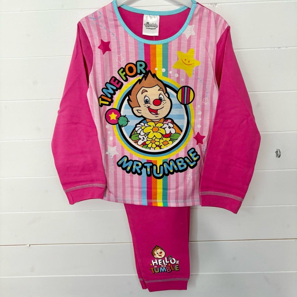 Mr Tumble Pyjamas Pjs Nightwear Girls Boys Character Pajamas Two Piece