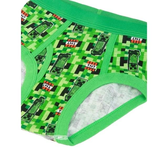 Minecraft Pants Boys Underwear Kids Childrens Briefs