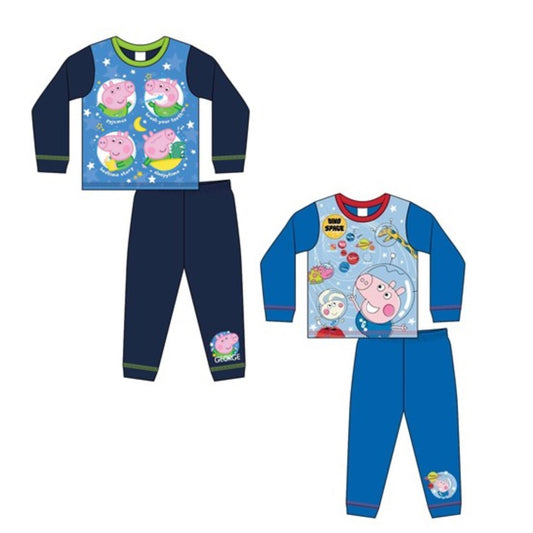 George Pig Boys Pyjamas Sublimation Peppa Pig Character Pjs