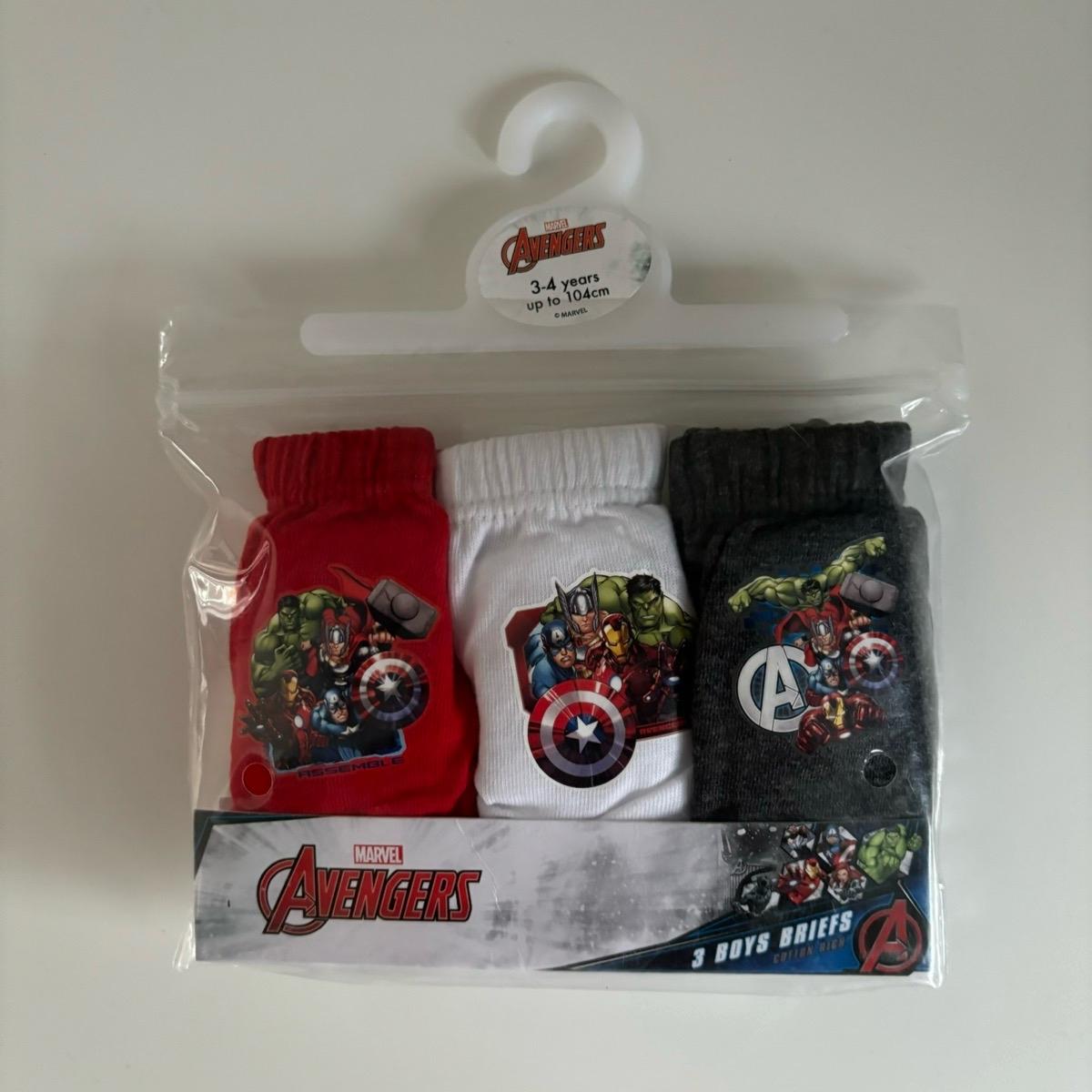 Marvel Avengers Boys Pants Underwear 3 Pack