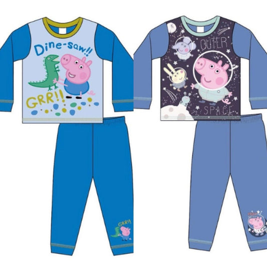 George Pig Boys Pyjamas Sublimation Peppa Pig Character Pjs