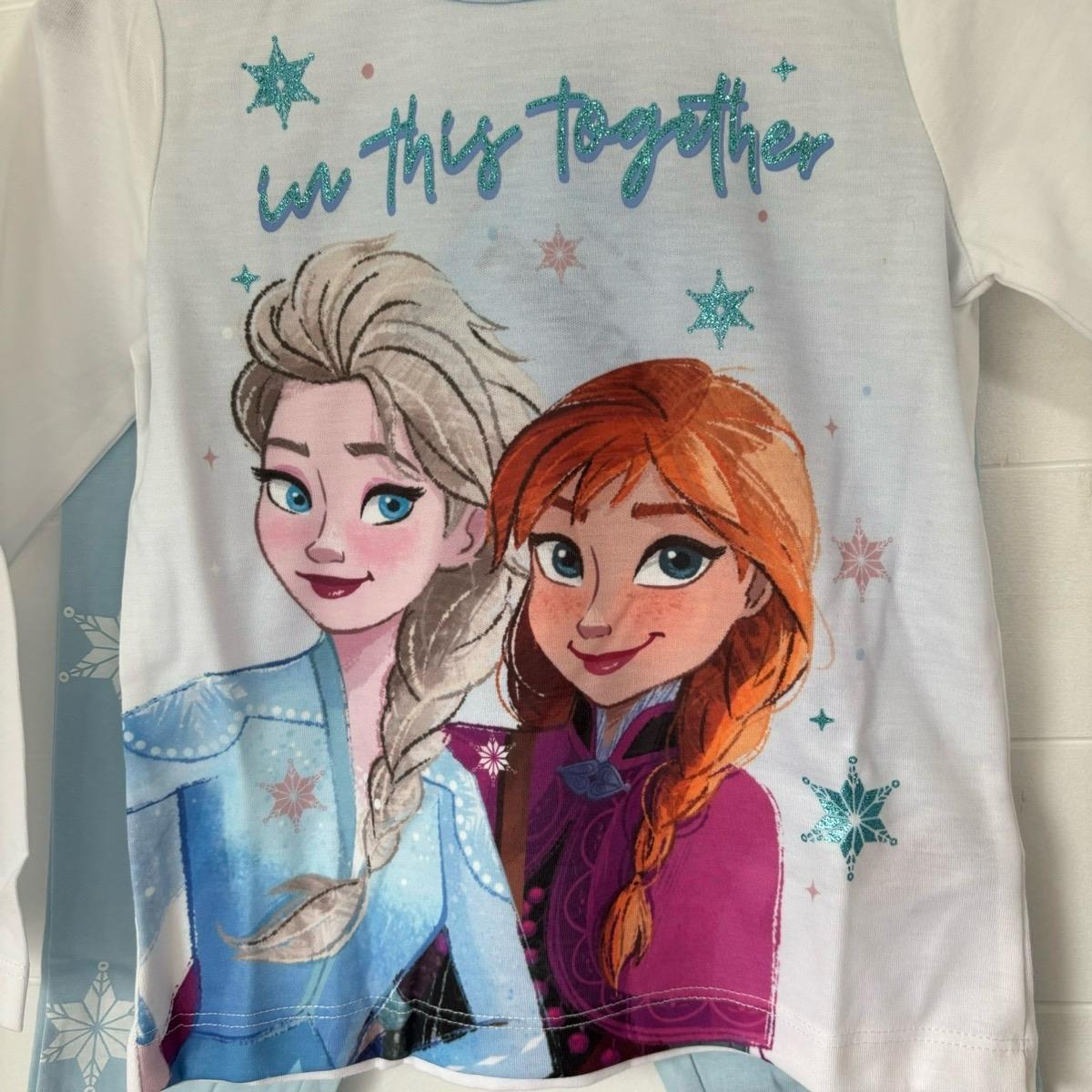 Disney Princess Frozen Girls Pyjamas Elsa Anna Pjs