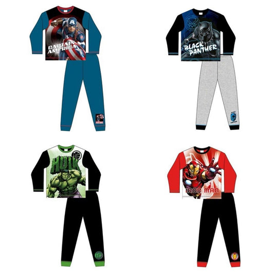 Marvel Boys Pyjamas Superheroes Avengers Nightwear Pjs