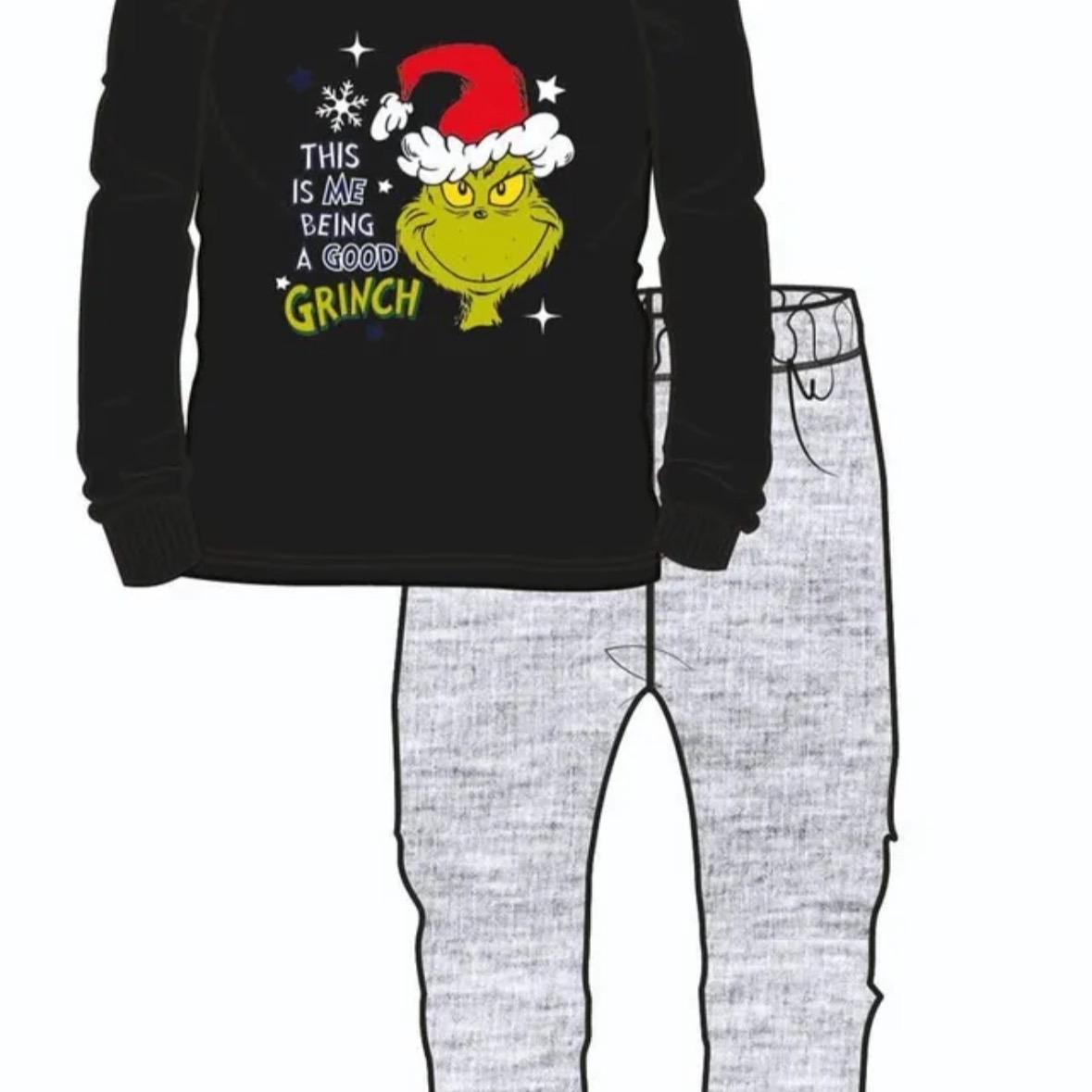 Grinch Christmas Pyjamas Pjs Nightwear Sleepwear