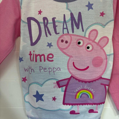 Peppa Pig Girls Pyjamas Dream Time Pjs