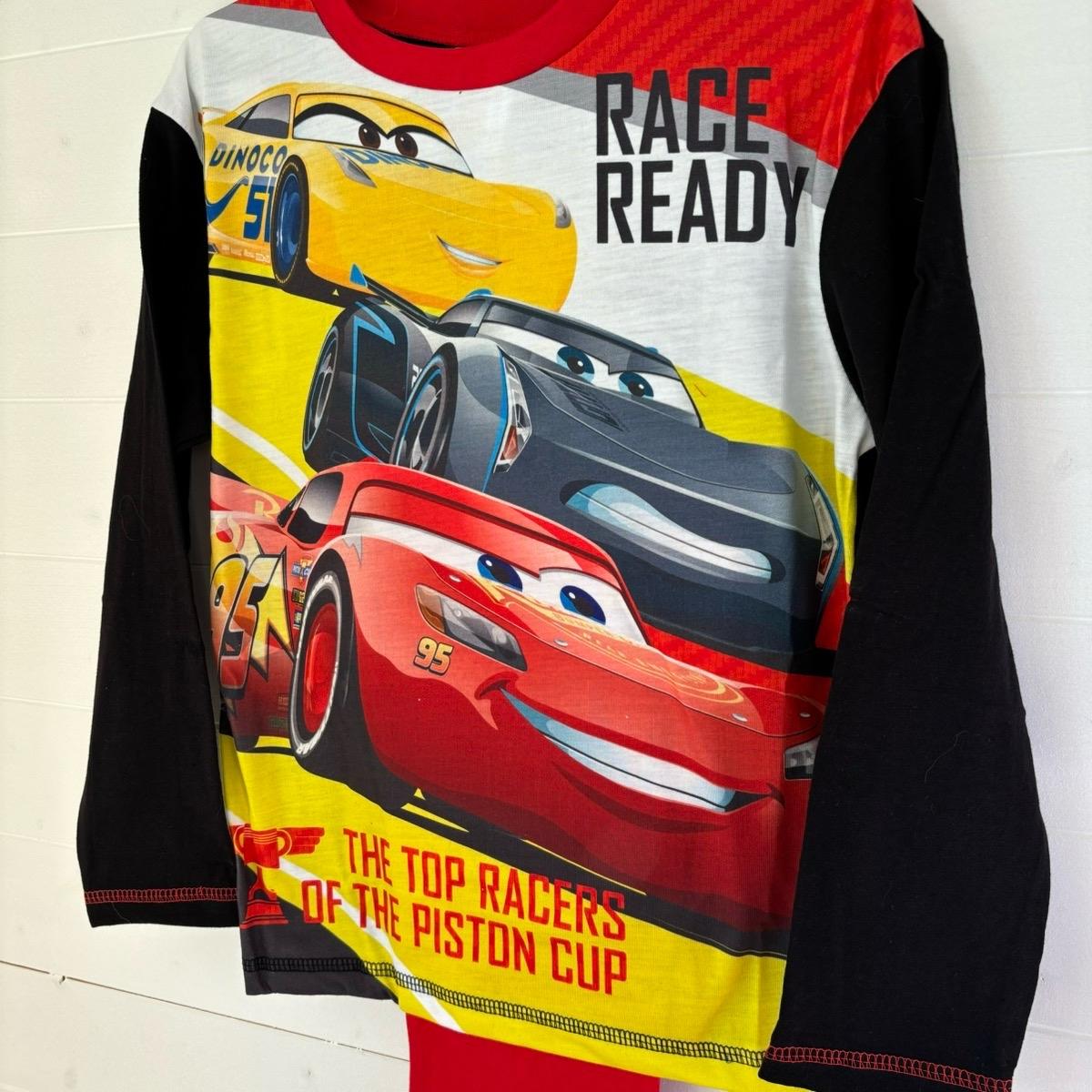 Sublimation Disney Cars Boys Pyjamas Lightning McQueen Pjs