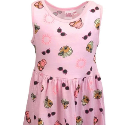 LOL Surprise Dress Baby Pink Girls Summer Dress