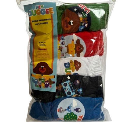 Hey Duggee Pants Boys Underwear Briefs Character Multipack Kids Childrens Toddler 5 Pack