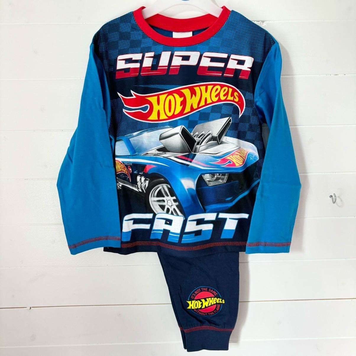 Hot Wheels Boys Pyjamas Sublimation Pjs Nightwear