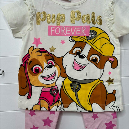 Paw Patrol Girls Pyjamas Pjs Nightwear Sleepwear