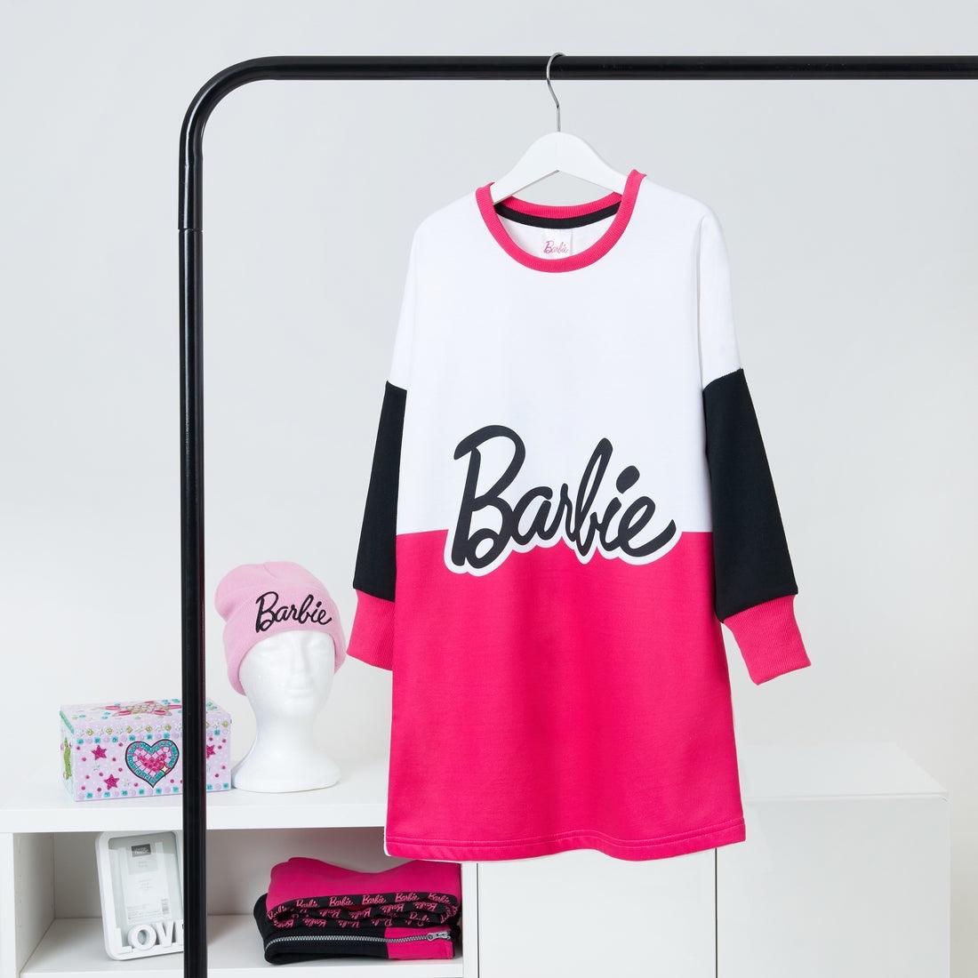 Barbie Girls Jumper Dress Oversized Kids Childrens Outfit