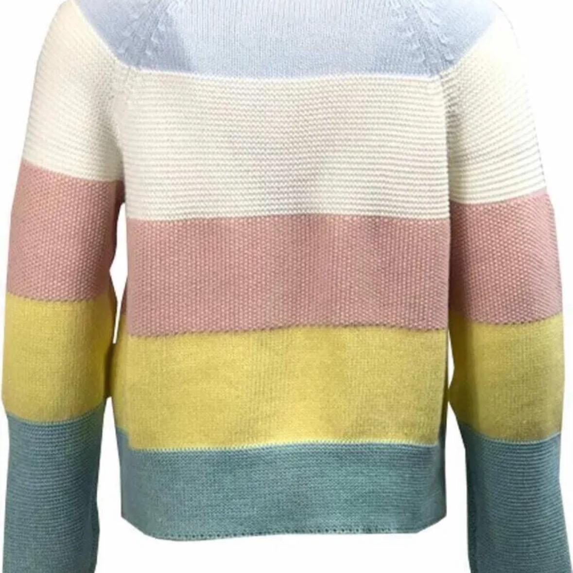 Baby Girls Cardigan Rainbow Knit