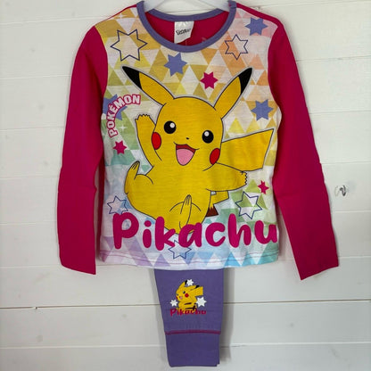 Pokemon Girls Pyjamas Pjs Nightwear Sleepwear