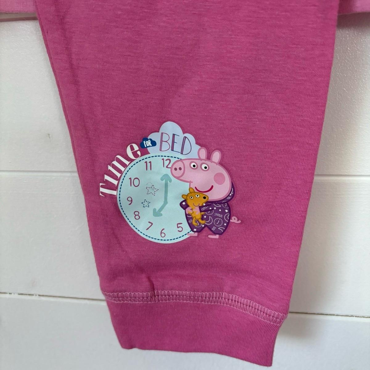 Peppa Pig Land Of Nod Girls Pyjamas Character Pjs Pink