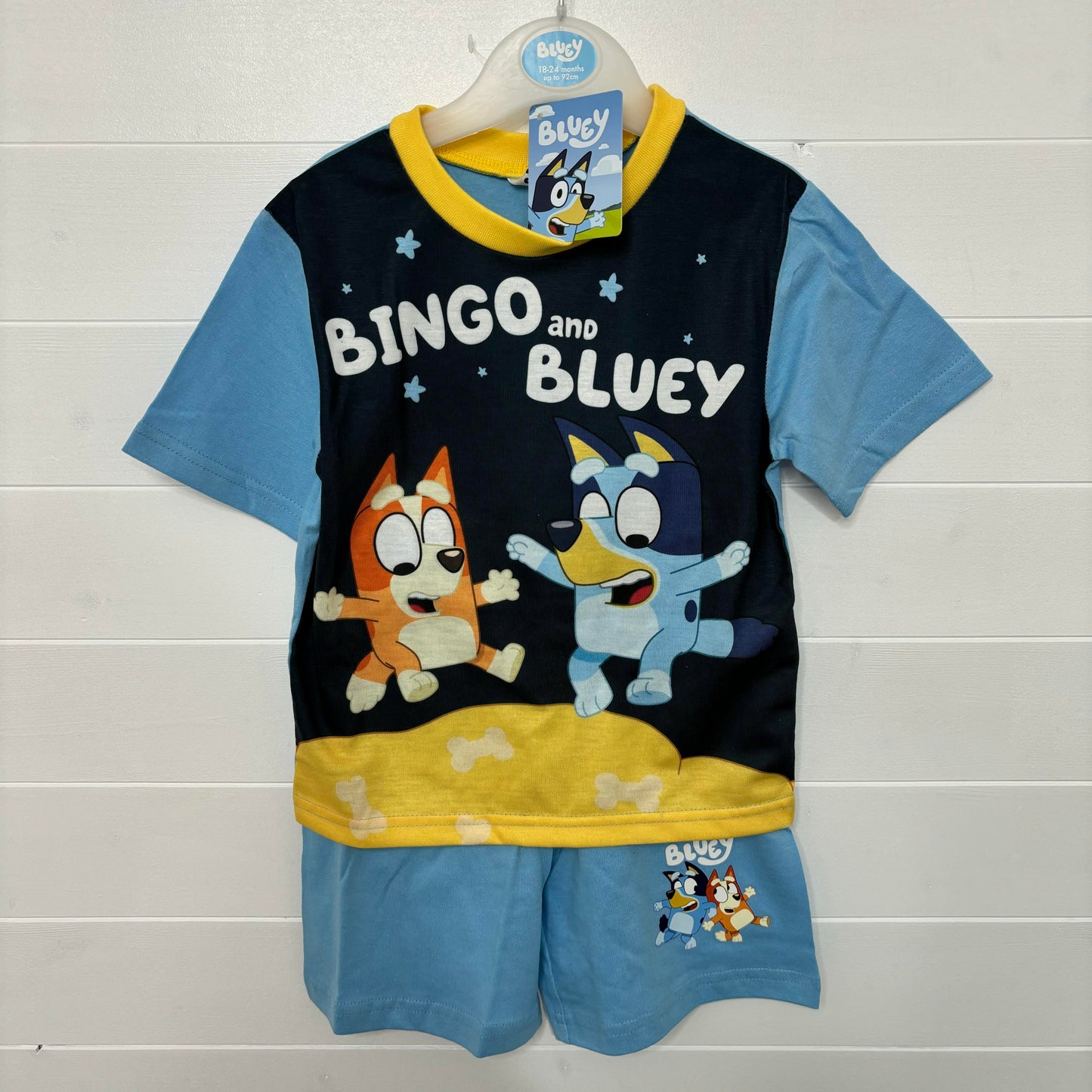 Bluey And Bingo BLUE Boys Pyjama Set Pjs Nightwear