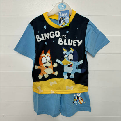 Bluey And Bingo BLUE Boys Pyjama Set Pjs Nightwear