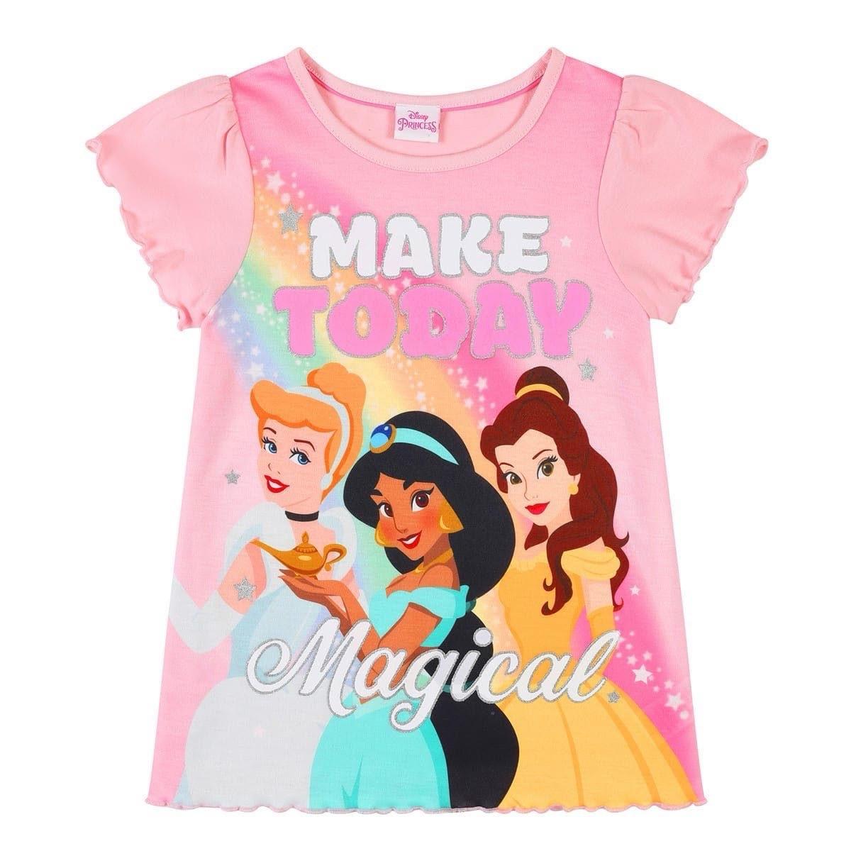 Disney Princess Girls Pyjamas Pjs Nightwear