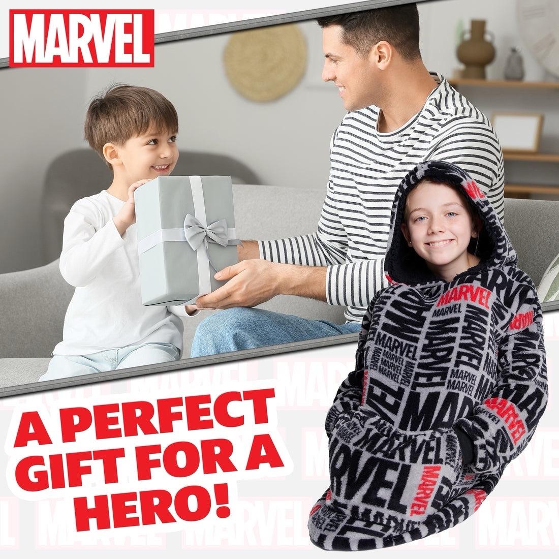 Marvel Boys Hoodie Blanket Oversized - One size