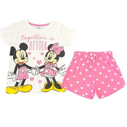 Shortie Disney Minnie And Mickey Mouse Love