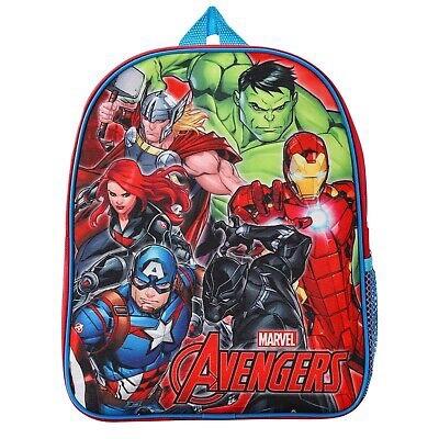 Marvel Avengers Backpack Boys Kids Bag Character Rucksack Superhero