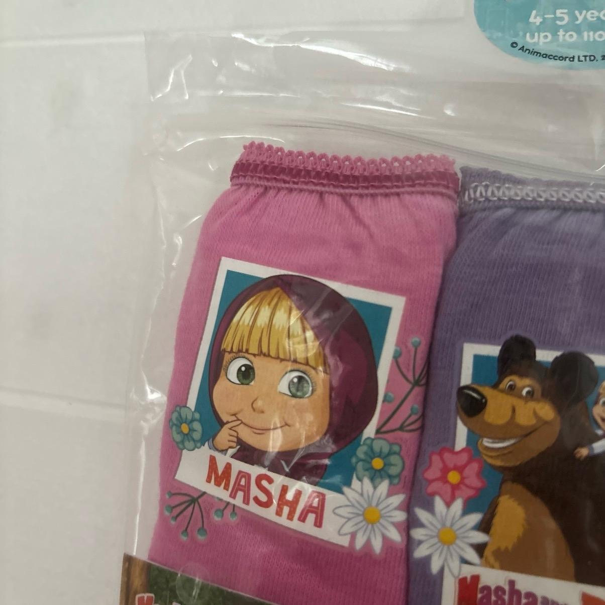 Masha And The Bear Girls Knickers Briefs Underwear