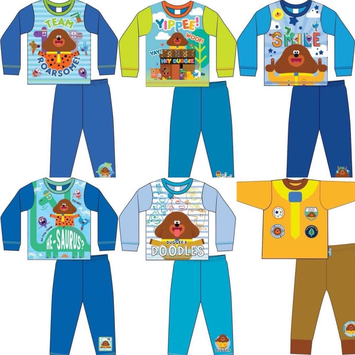 Hey Duggee Boys Pyjamas Pjs Nightwear Two Piece Set