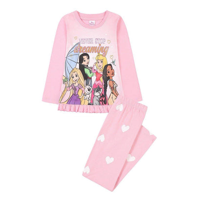 Disney Princess Pyjamas Girls Pjs Nightwear