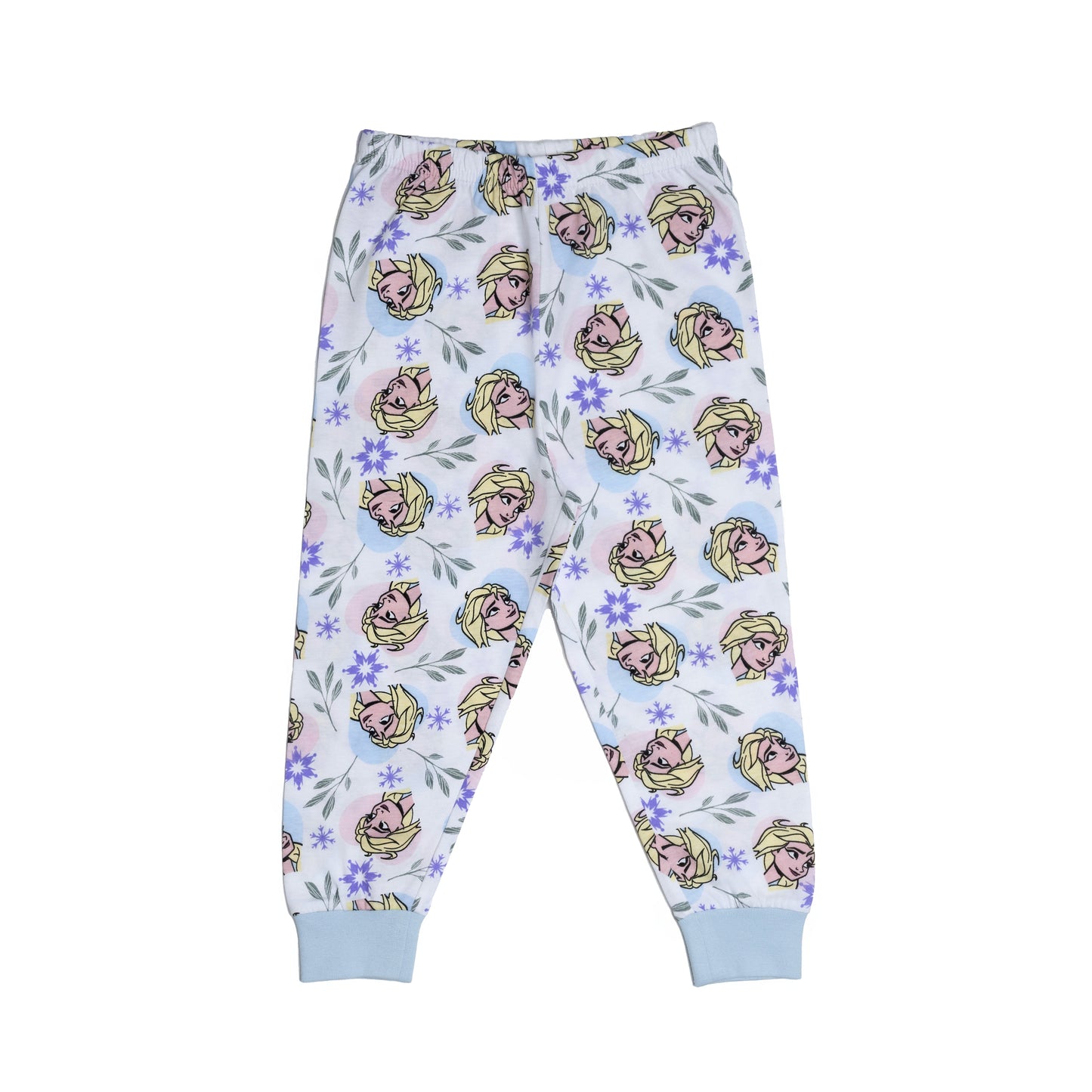 Disney Princess Frozen Elsa Pyjamas Girls Pjs Nightwear Long Sleeve and Trousers