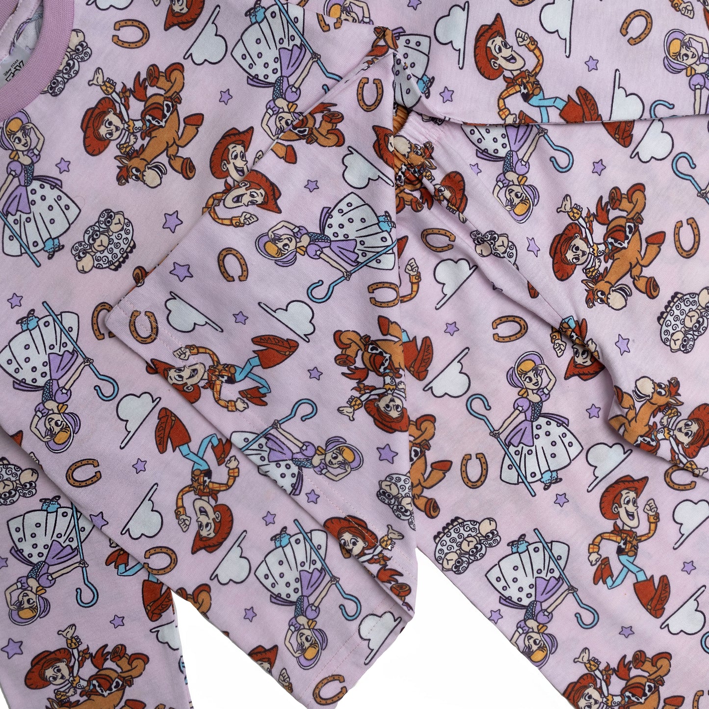 Disney Toy Story Trouser Pyjamas Girls Long Sleeve Pjs Nightwear Baby Kids Jessie Bo Peep