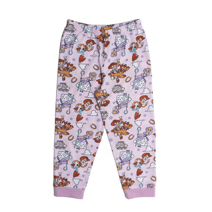 Disney Toy Story Trouser Pyjamas Girls Long Sleeve Pjs Nightwear Baby Kids Jessie Bo Peep