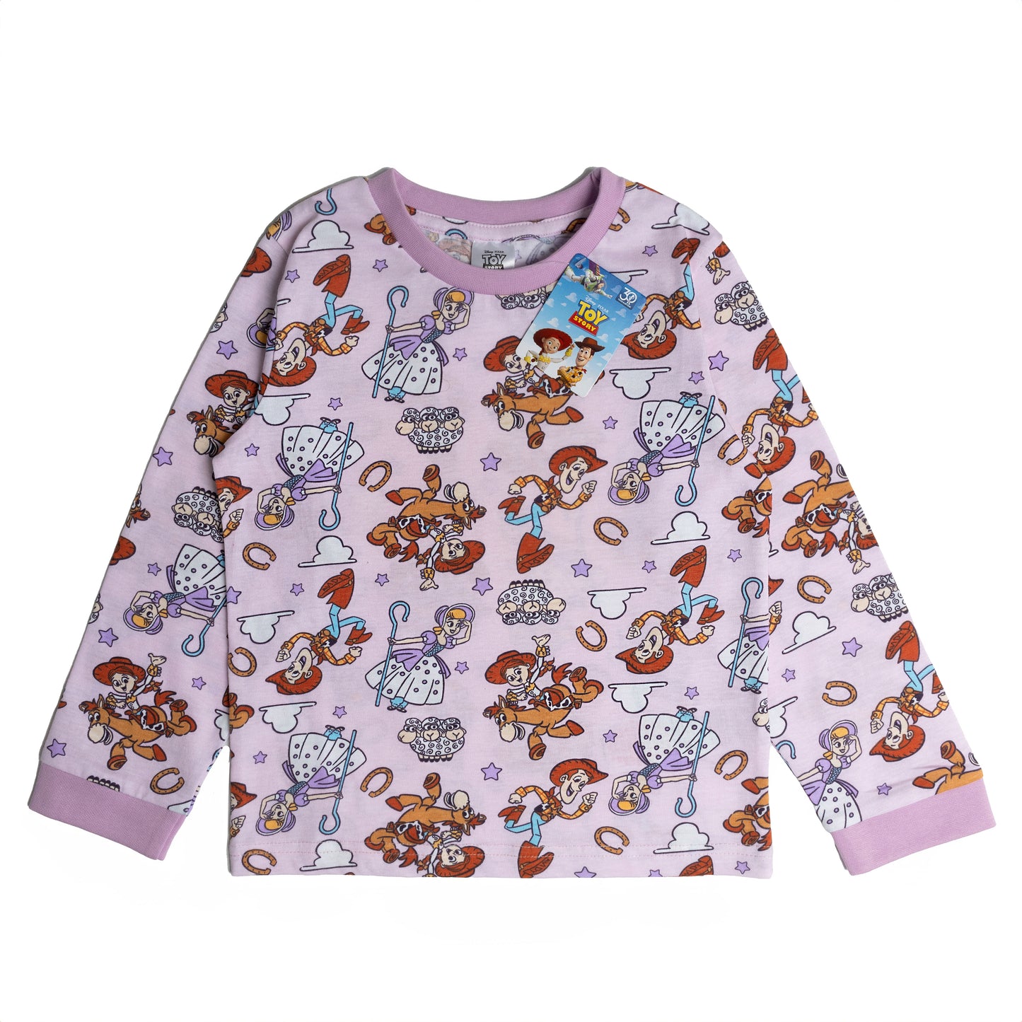 Disney Toy Story Trouser Pyjamas Girls Long Sleeve Pjs Nightwear Baby Kids Jessie Bo Peep