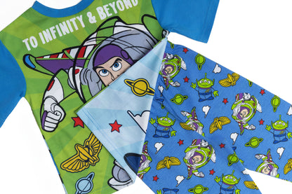 REVERSIBLE Boys Toy Story Woody Buzz Lightyear Pyjamas Pjs Nightwear 18 Months - 6 Years