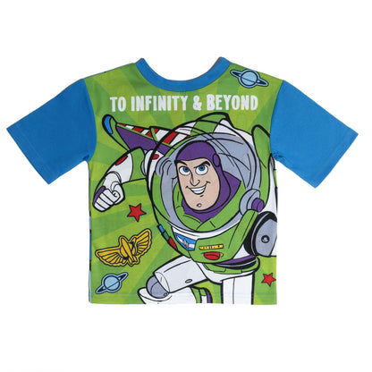 REVERSIBLE Boys Toy Story Woody Buzz Lightyear Pyjamas Pjs Nightwear 18 Months - 6 Years