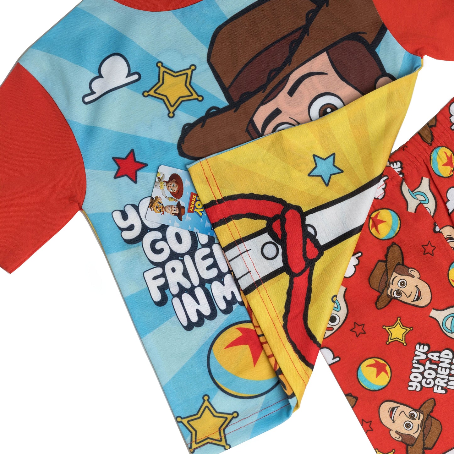 REVERSIBLE Boys Toy Story Woody Buzz Lightyear Pyjamas Pjs Nightwear 18 Months - 6 Years