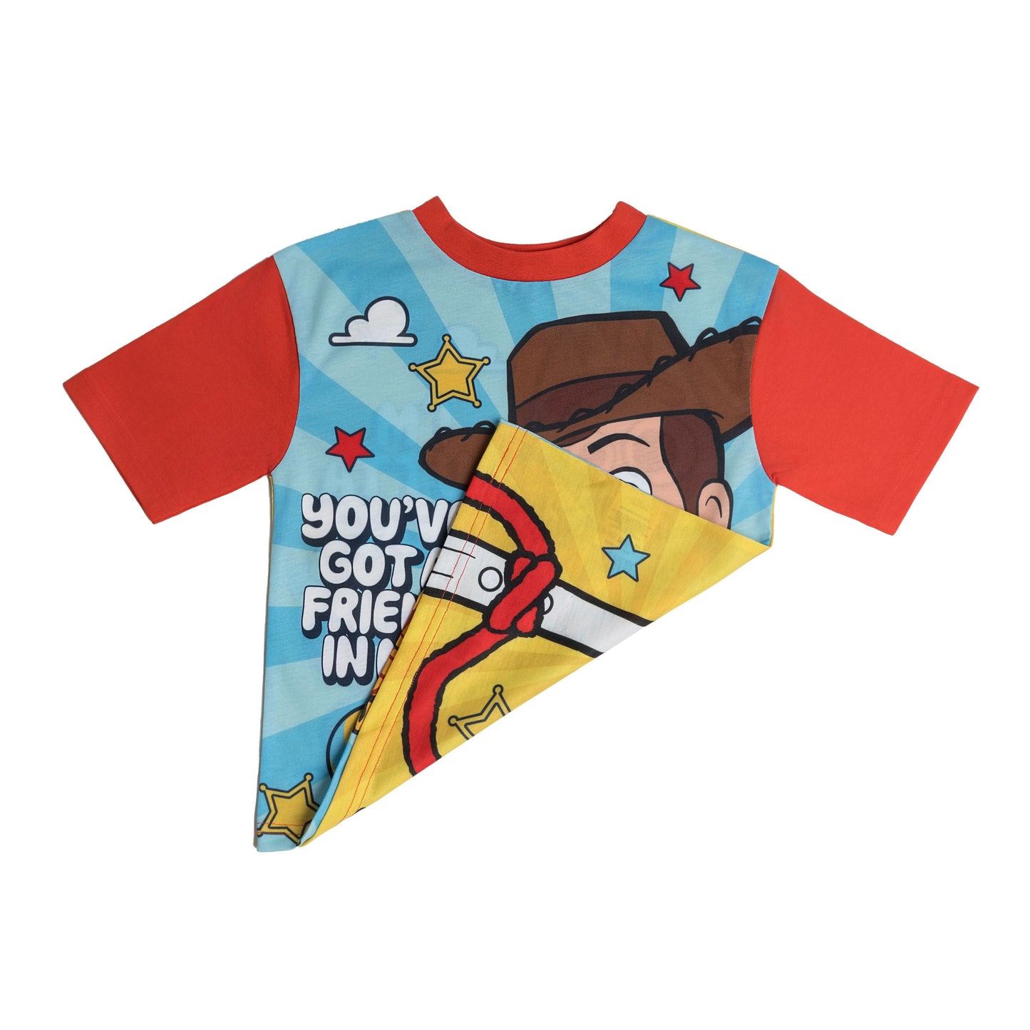 REVERSIBLE Boys Toy Story Woody Buzz Lightyear Pyjamas Pjs Nightwear 18 Months - 6 Years