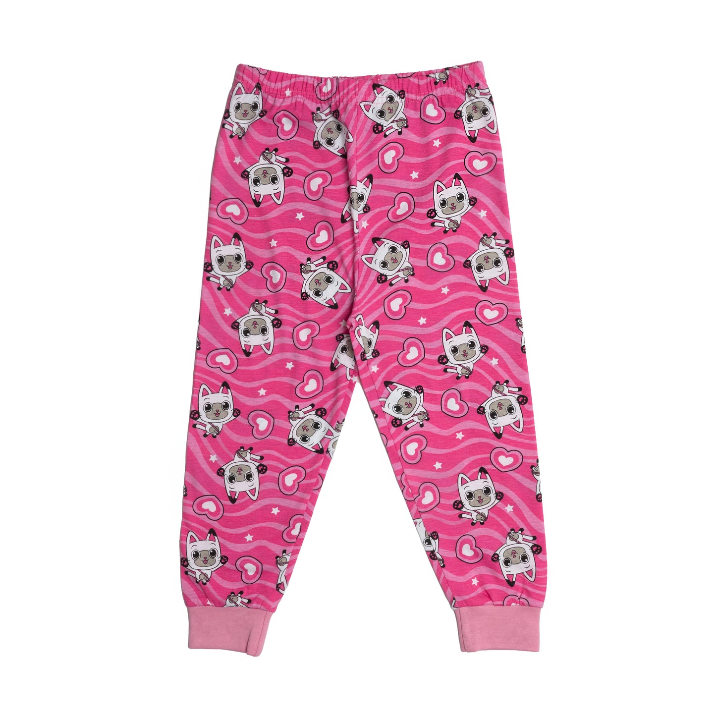 Gabby’s Dollhouse Girls Pyjamas Pandy Paws Pjs Nightwear Trousers Short Sleeve Top