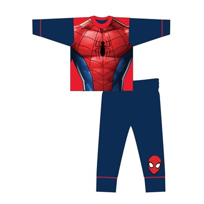 Marvel Spider-Man Pyjamas Boys Long Sleeve Childrens Nightwear