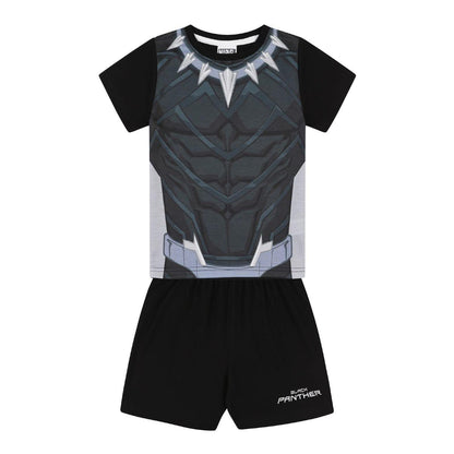 Shortie Marvel Black Panther Pyjamas Boys Pjs