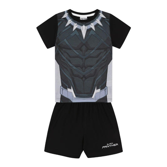 Shortie Marvel Black Panther Pyjamas Boys Pjs