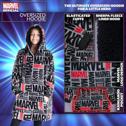 Marvel Boys Hoodie Blanket Oversized - One size