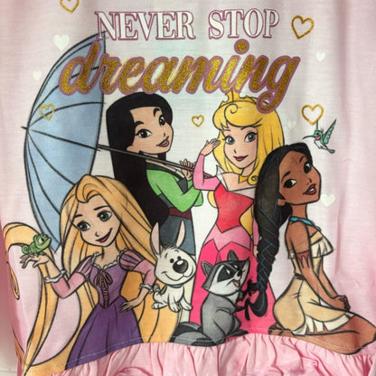 Disney Princess Pyjamas Girls Pjs Nightwear