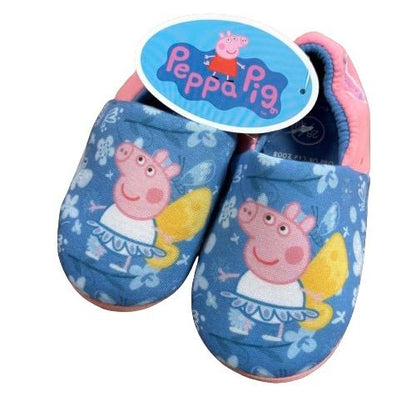 Peppa Pig Fairy Slippers Girls Kids Easy On Childrens Shoes