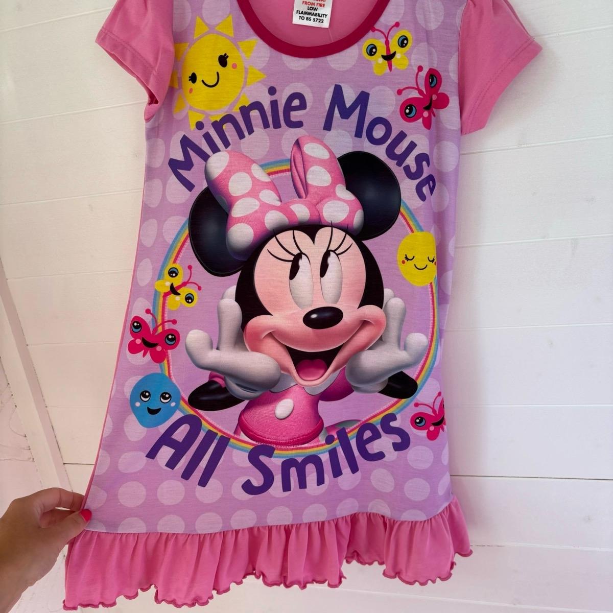 Disney Minnie Mouse Girls Nightdress Nighty