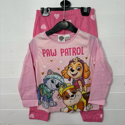 Paw Patrol Girls Pyjamas Pjs Pajamas Nightwear