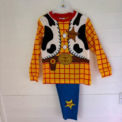 Disney Toy Story Woody Cowboy Boys LONG Pyjamas Two Piece